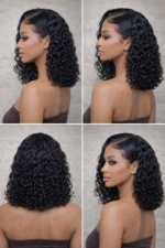 Water Wave Glueless Bob Wig 13×6 Undetectable Lace Front Short Human Hair Wig - Image 2