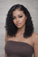 Water Wave Glueless Bob Wig 13×6 Undetectable Lace Front Short Human Hair Wig