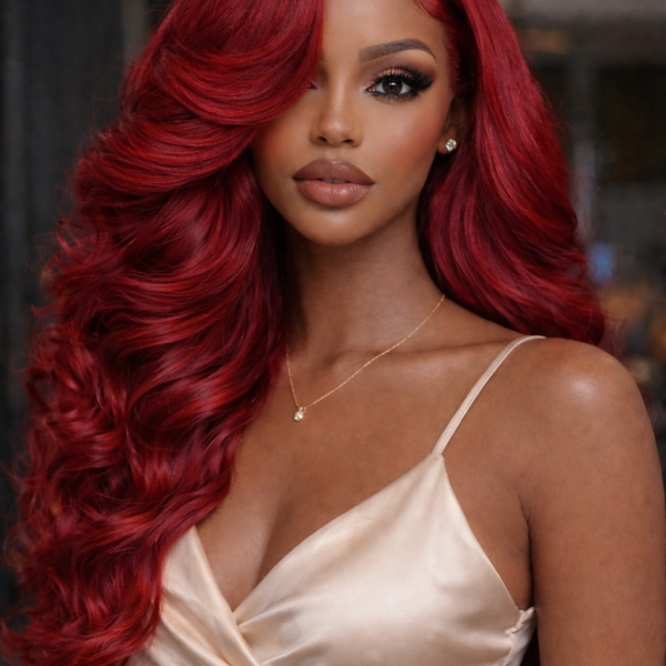 Body Wave Red Wine Wig