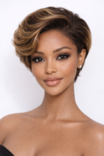 Pixie Cut Side Part Short Human Hair Wigs Glueless HD Lace Closure Wigs - Image 3