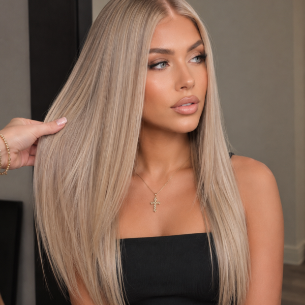 Luxury Tape-In Human Hair Extensions – P18/613 Blonde Blend