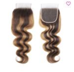 Highlight Honey Blonde Body Wave 3Pcs Bundles with 5×5 HD Lace Closure 100%Human Hair P4/27 Color - Image 5