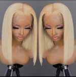 613 Blonde Bob Wig Straight 13×4 13×6 HD Lace Wig 180% Density - Image 7