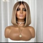 Ash Blonde Bob 6×5 13×6 HD Lace Frontal Short Human Hair Wig Pre Plucked & Bleached - Image 9