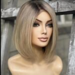 Ash Blonde Bob 6×5 13×6 HD Lace Frontal Short Human Hair Wig Pre Plucked & Bleached - Image 6