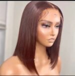 Brown Color Straight Bob Wig 6×5 Wear Go Glueless 100% Human Hair Wig 200% Density - Image 6