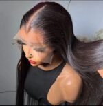 Lagos Hairline Silk Straight HD Lace 7x7 Lace Closure Wig Human Hair - Image 4