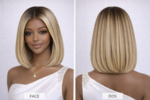Ash Blonde Bob 6×5 13×6 HD Lace Frontal Short Human Hair Wig Pre Plucked & Bleached - Image 2