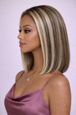 Blonde Highlight Color Bob Human Hair 6×5 13×6 HD Lace Glueless Wig P16/613 Pre Bleached &  Pre Plucked - Image 2