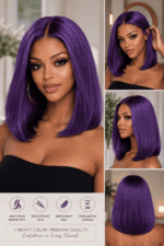 Amethyst Straight Bob HD Lace Wig