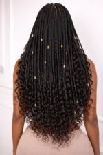 Deep Wave Knotless Braids – No Weft Hair Extensions - Image 2