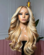 Honey Blonde Glueless Wig – 5 Minute Install HD Lace Melt - Image 4
