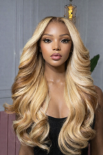 Honey Blonde Glueless Wig – 5 Minute Install HD Lace Melt