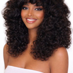 Glamour Royal Curl – Voluminous Curly Human Hair Wig