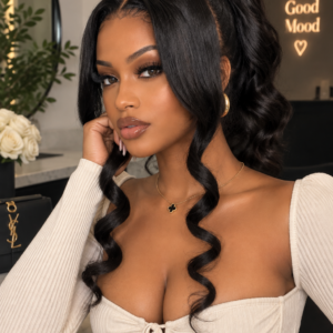 High Ponytail Lace Front Wig – Body Wave | Glueless Wig